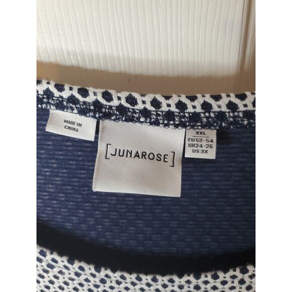Junarose Shift Dress, Geometric Pattern, XXL - Picture 5 of 6